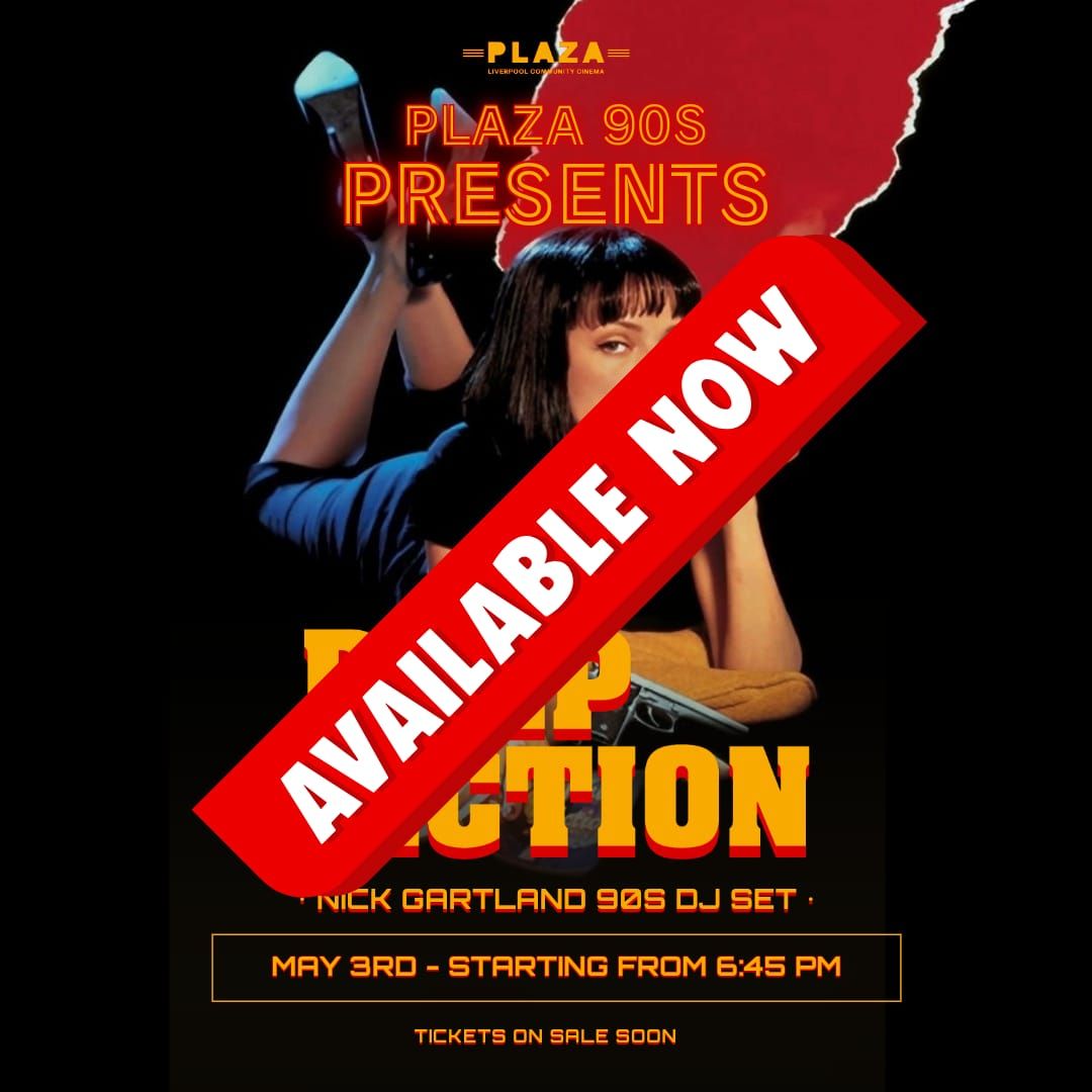 Plaza Community Cinema Goes Retro with a Night of Pulp Fiction and 90s Vibes
