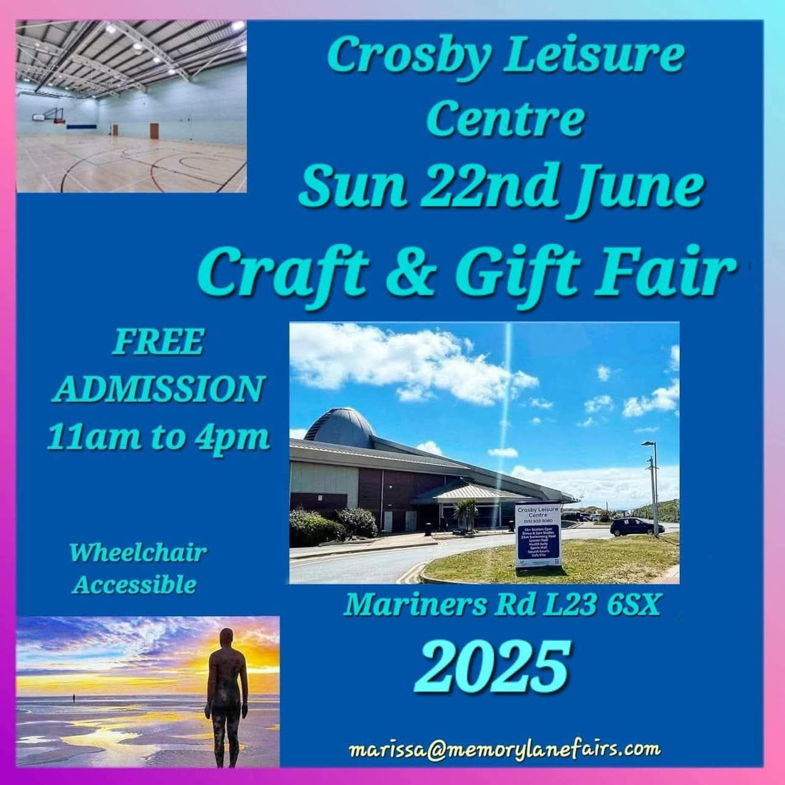 Crosby Leisure Centre Hosts Indoor Craft and Gift Fair – June 22nd