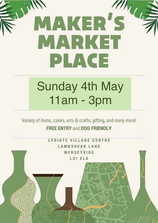 Maker’s Marketplace Returns to Lydiate Village Centre this Sunday!