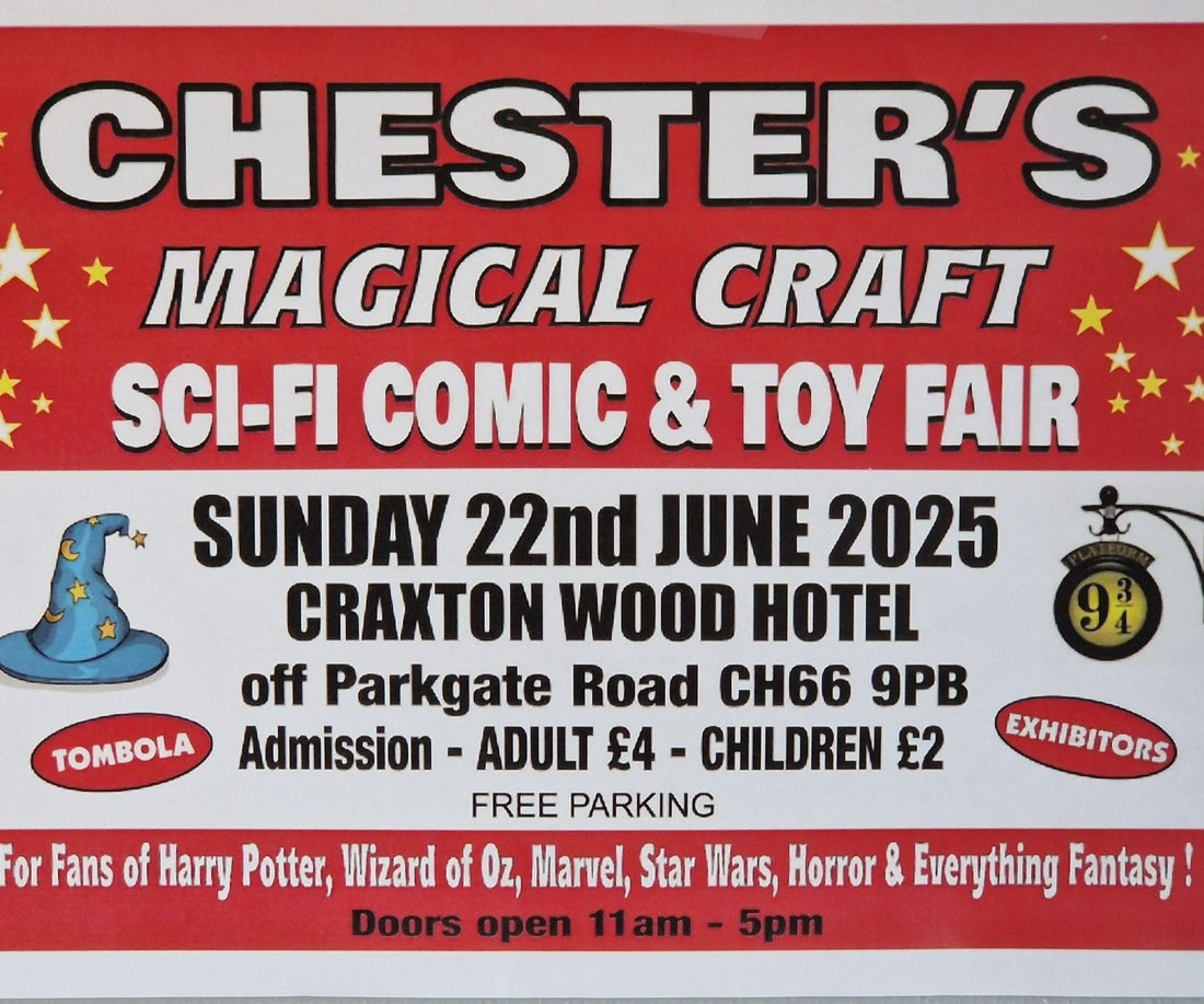 A Magical Adventure Awaits at Chester's First Sci-Fi Comic & Toy Fair!