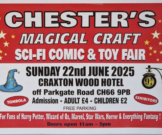A Magical Adventure Awaits at Chester's First Sci-Fi Comic & Toy Fair!
