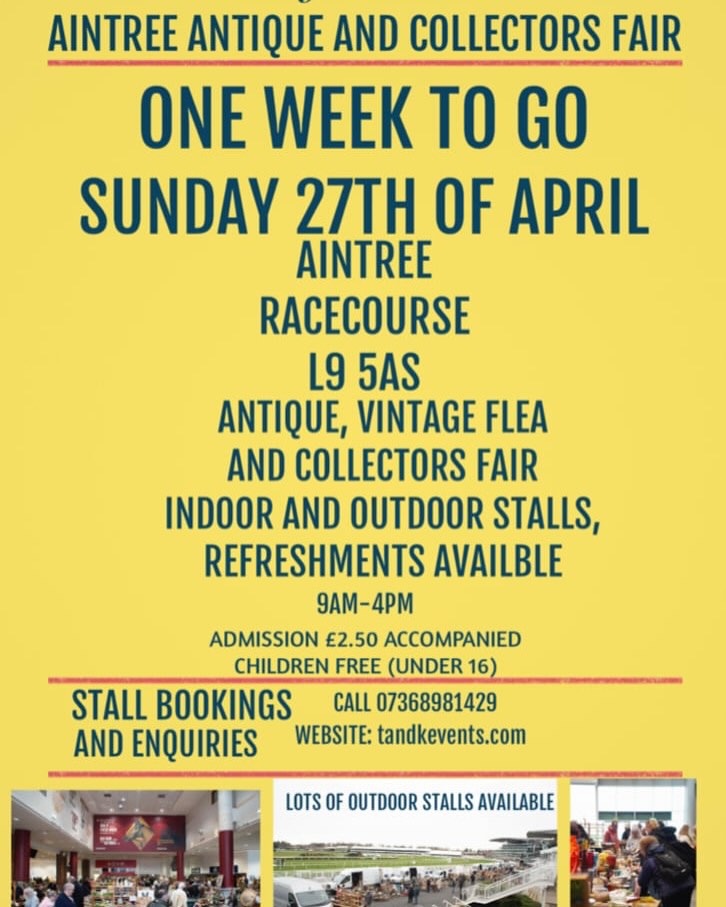 Aintree Antique & Collectors Fair Returns This April – Bigger Than Ever!