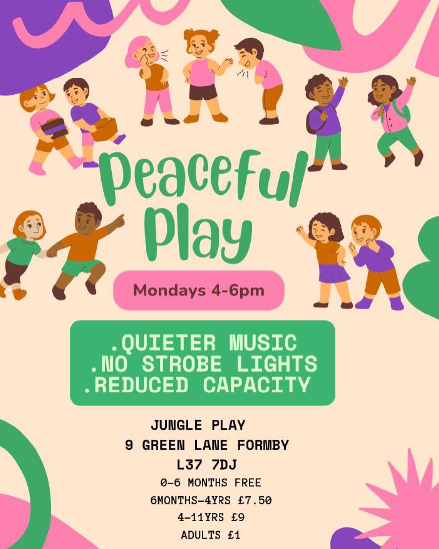 Discover the New Peaceful Play Sessions at Jungle Play, Formby!