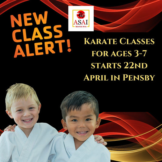 🥋 ASAI Martial Arts Launches Exciting New Karate Class for Ages 3–7 in Pensby