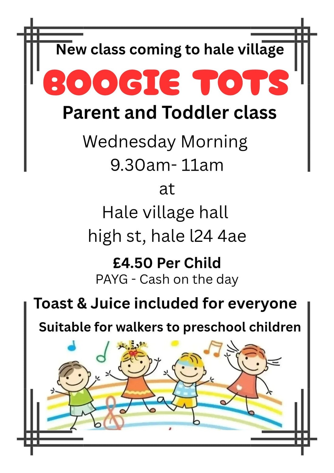 Boogie Tots Comes to Hale Village – Midweek Mornings Just Got More Fun! 🎉