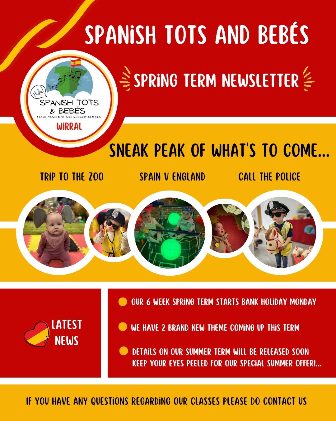 Spring Has Sprung at Spanish Tots and Bebés Wirral!