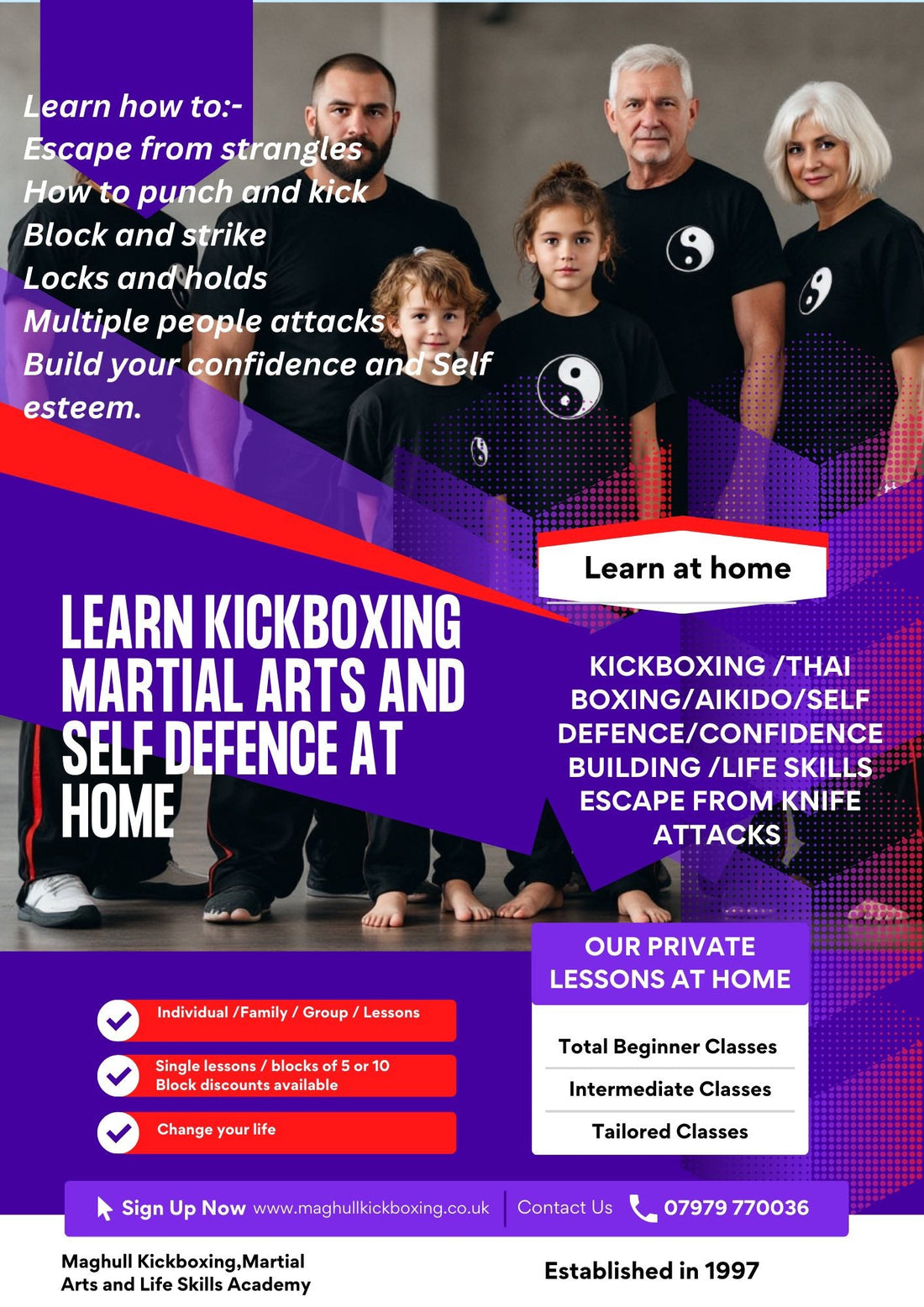Maghull Kickboxing – Bettering Lives Through Martial Arts & Life Skills Since 1997