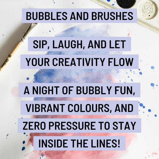 Bubbles and Brushes: A Creative Evening of Colour, Laughter, and Prosecco!