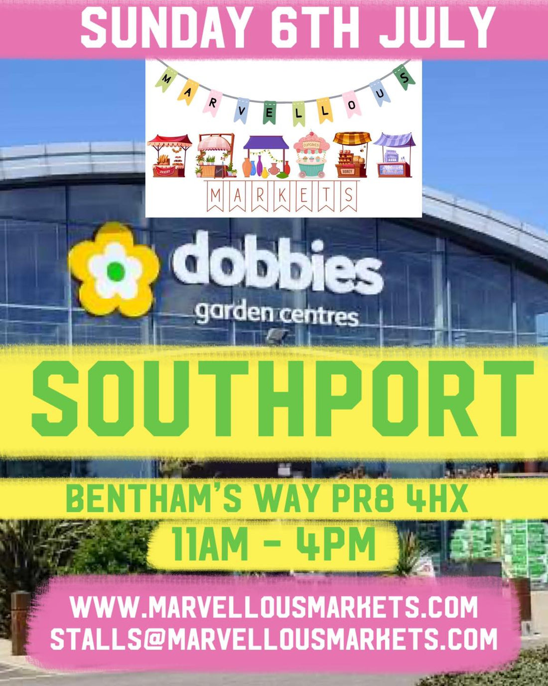 Marvellous Markets Makes a Summer Debut at Dobbies Southport!