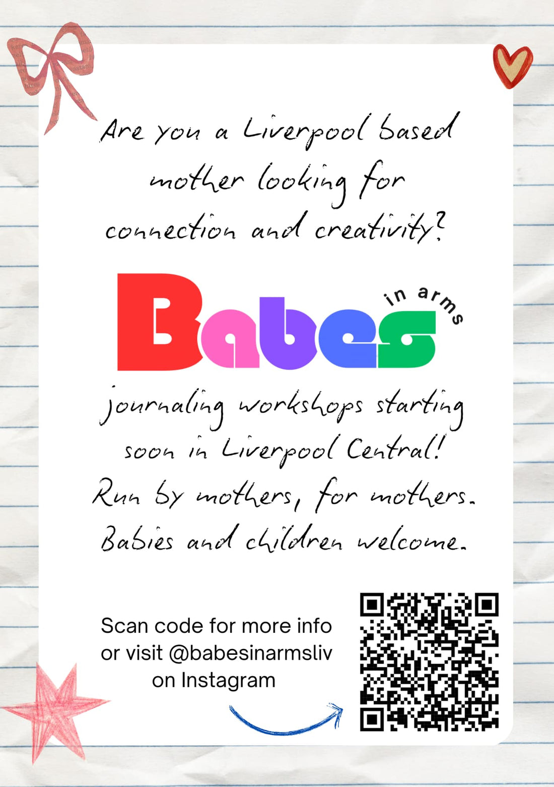New Creative Community for Mums in Liverpool: Babes in Arms Launches this June