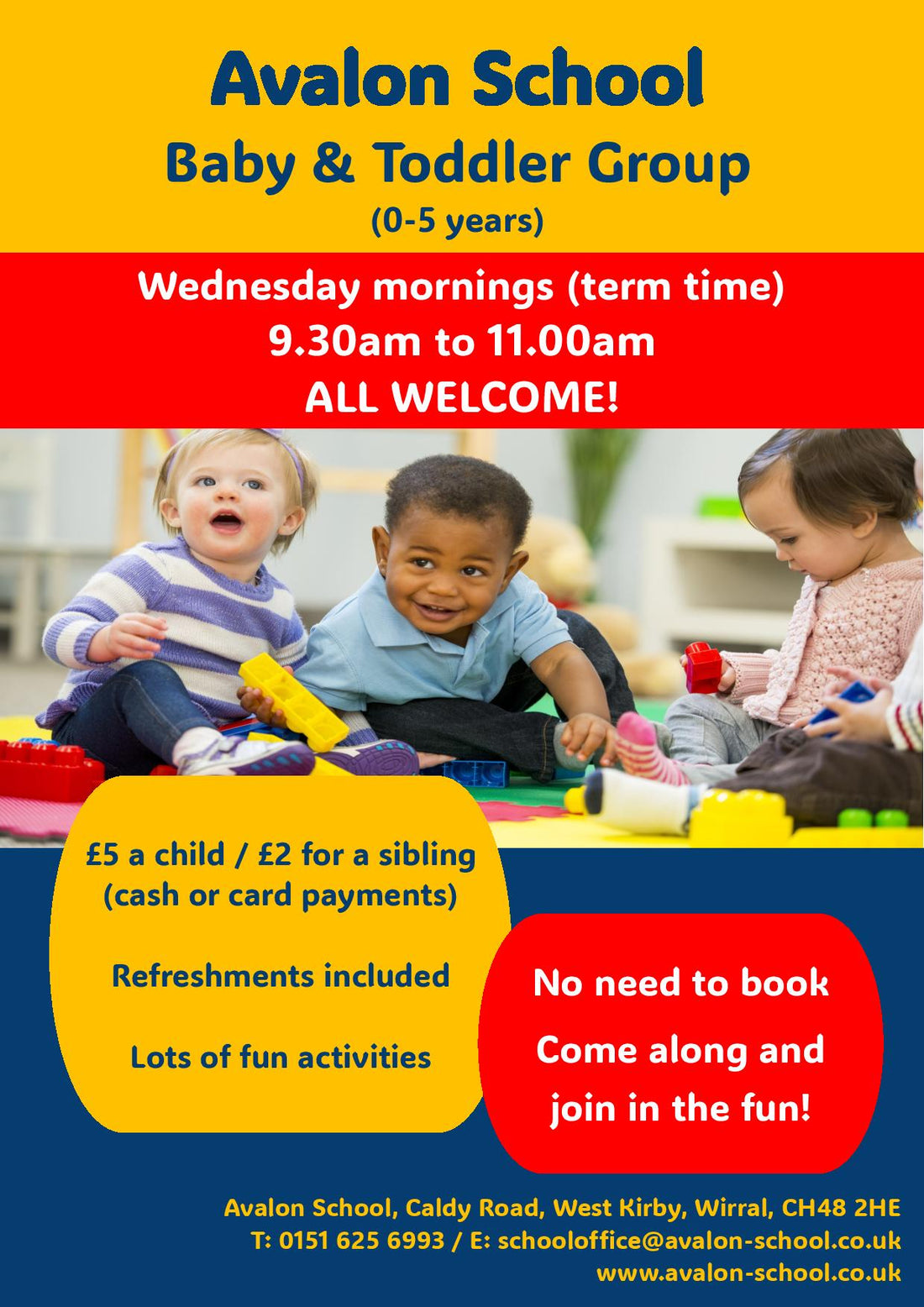Join the Fun at Avalon School’s Baby & Toddler Group – Now Even Better!