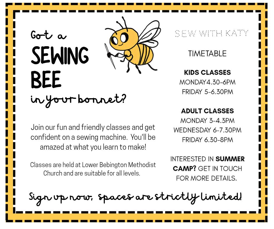 Got a Sewing Bee in Your Bonnet? Join Sew With Katy!