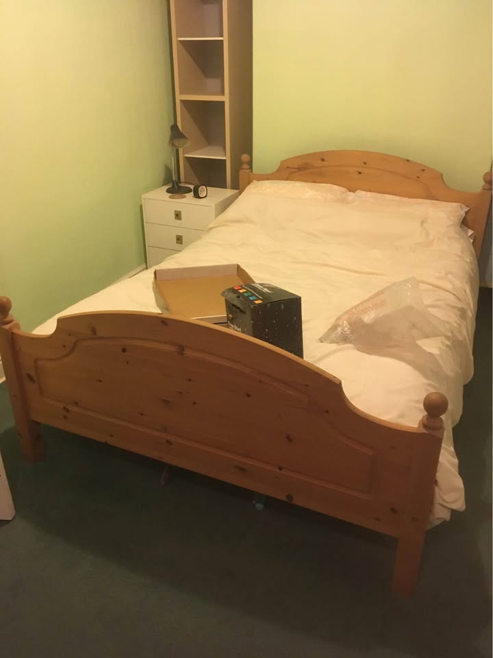 Double bed frame - no mattress included