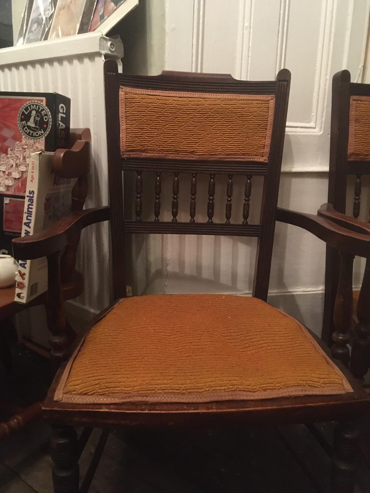 Pair of Georgian armchairs