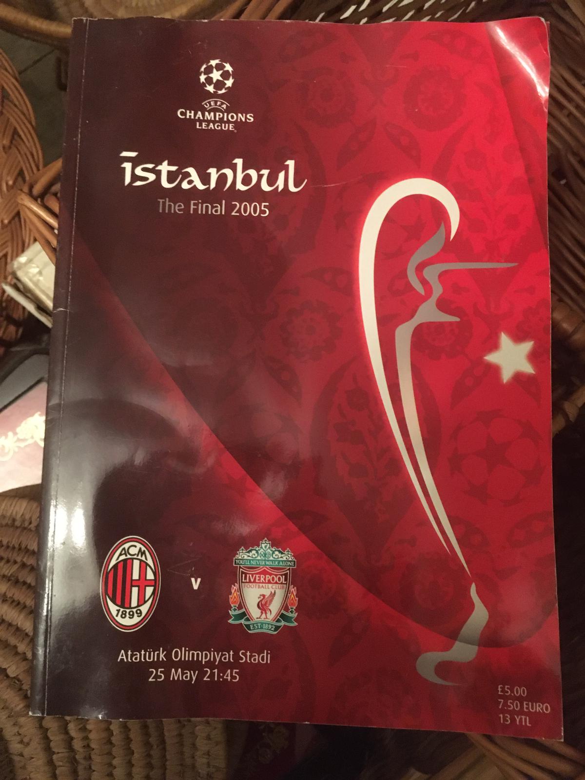 2005 Champions league match programme