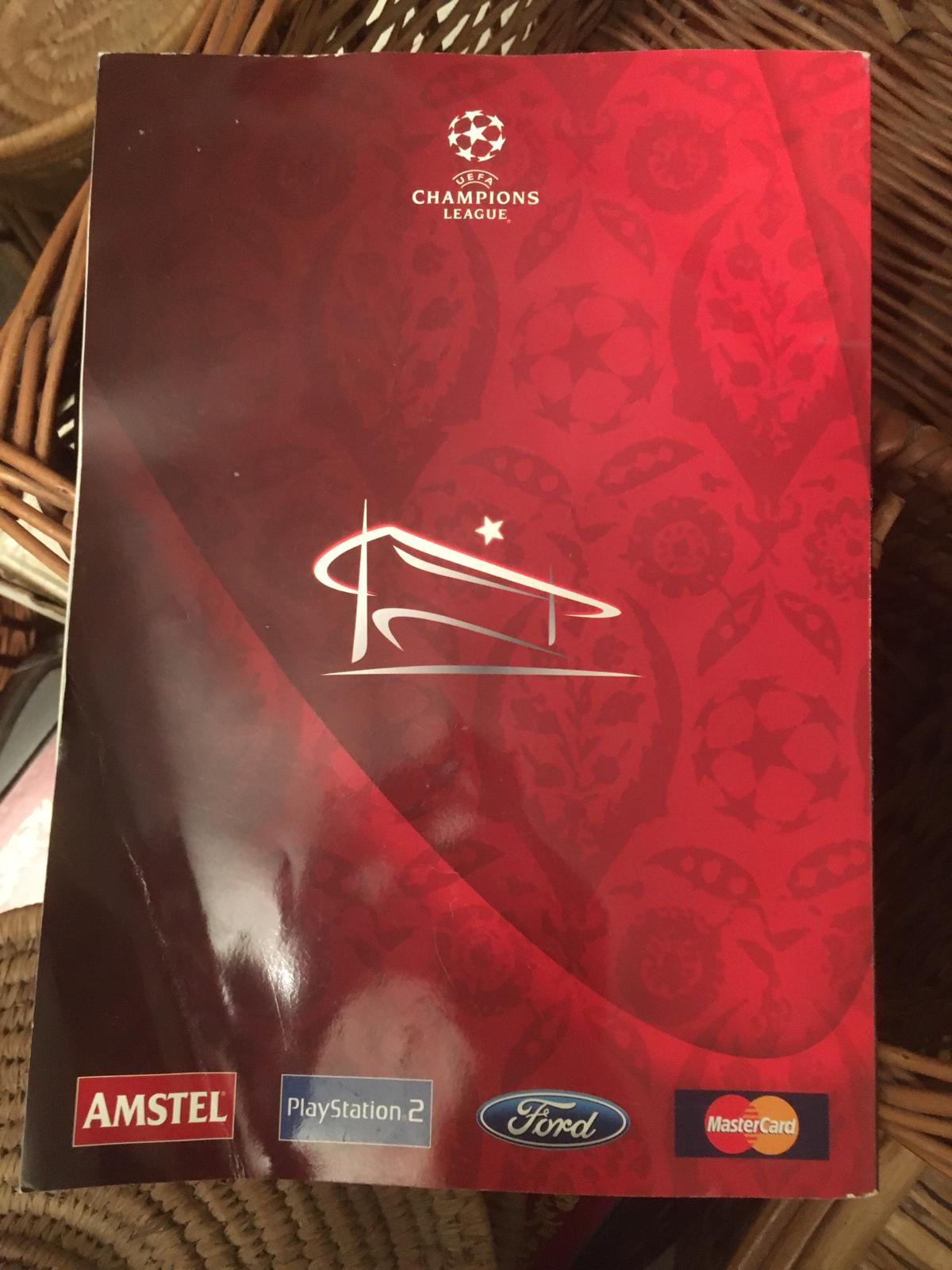 2005 Champions league match programme