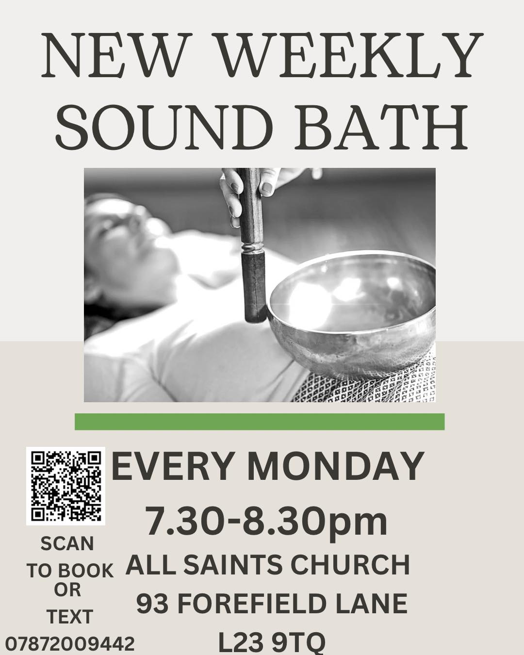 A New Weekly Sound Bath Experience in Crosby: Relax, Recharge & Rebalance
