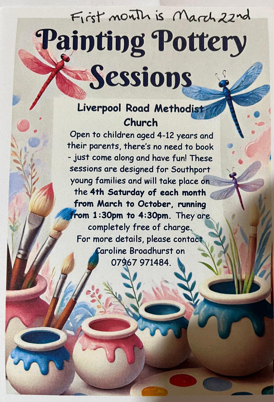 Creative Family Fun with Free Pottery Painting Sessions in Southport