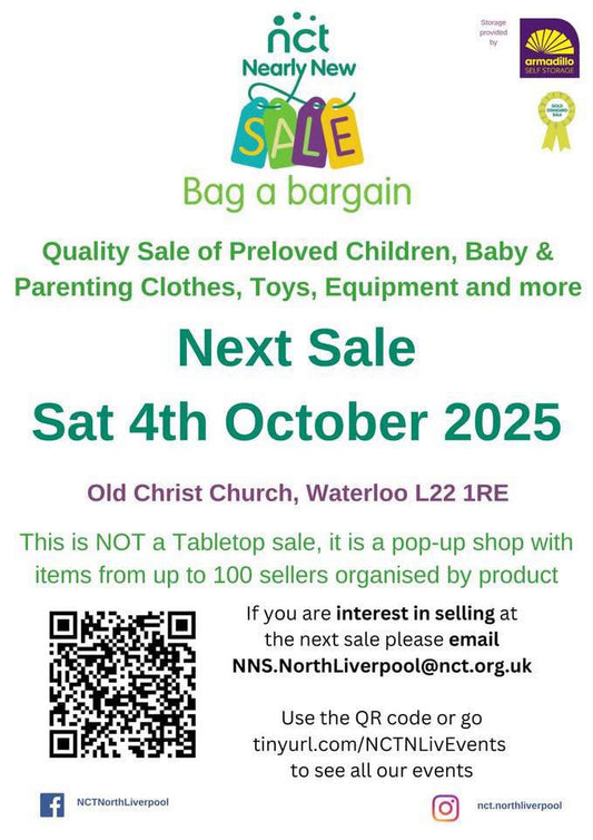 Bag a Bargain at the NCT Nearly New Sale – Saturday 4th October 2025!