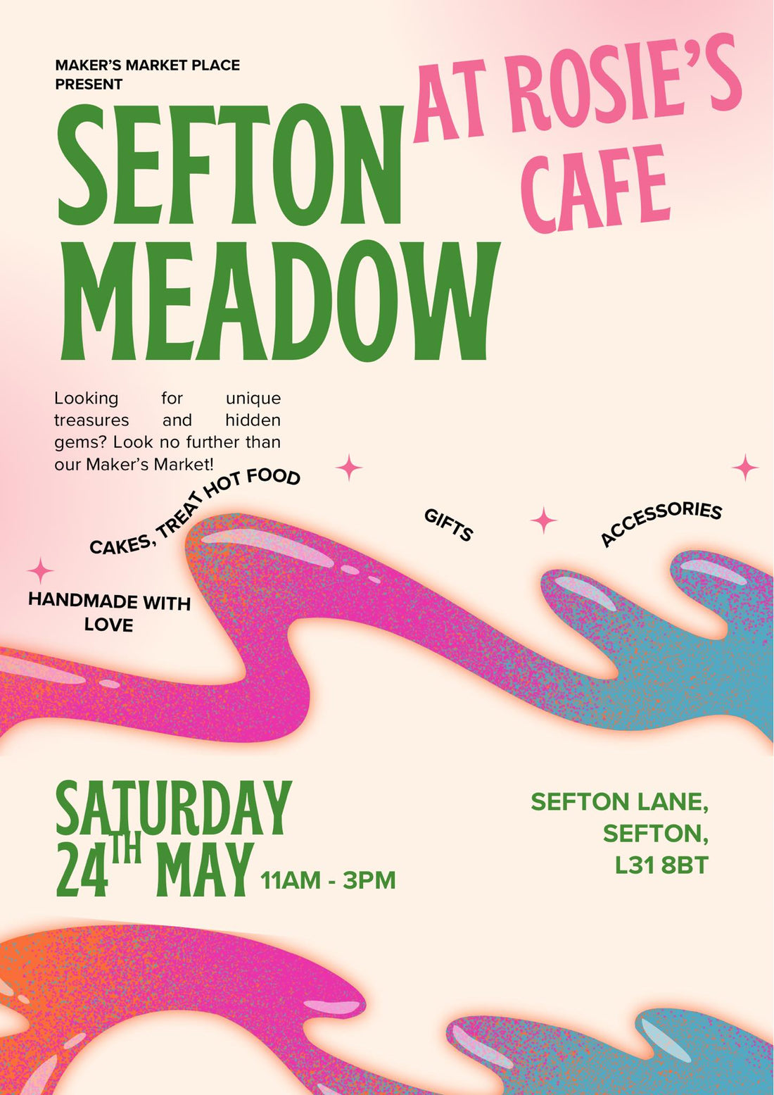 Sefton Meadow Makers Market at Rosie’s Café – A Springtime Celebration Not to Be Missed!