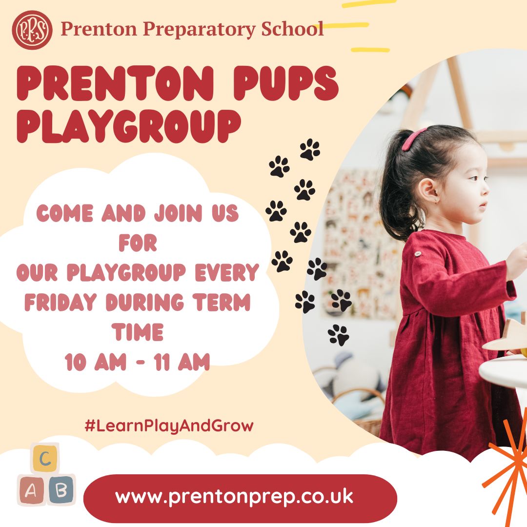Join the Fun at Prenton Pups Playgroup – Every Friday at Prenton Prep!