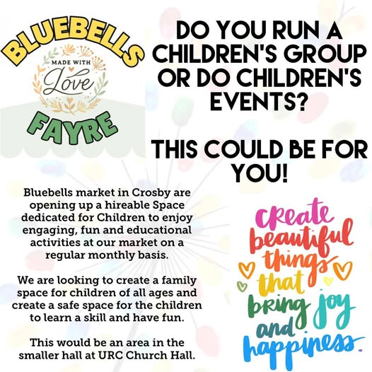 Calling All Local Children’s Groups: Exciting New Opportunity at Bluebells Market in Crosby!