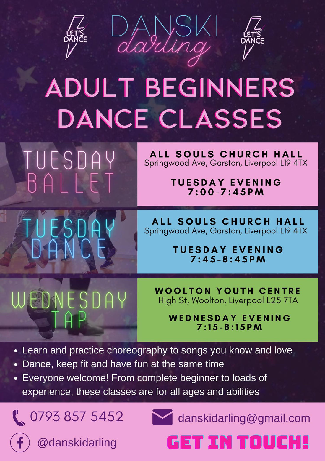 Step Into Dance This May with Danski Darling’s Adult Beginner Classes!
