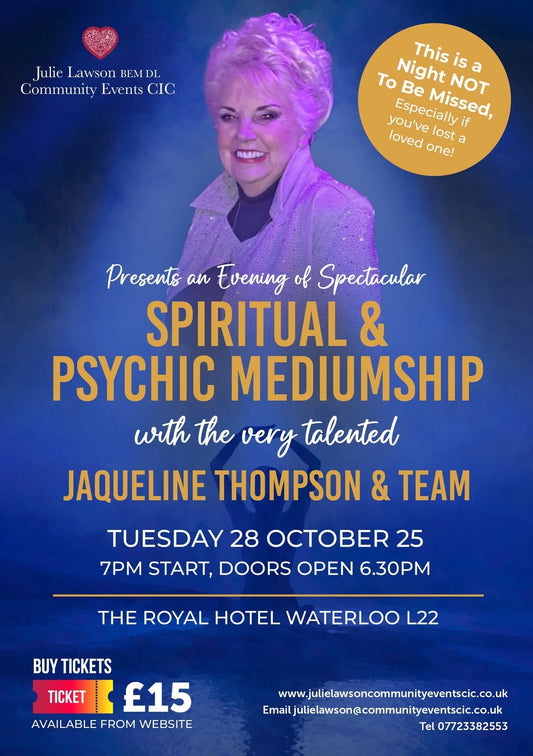 An Evening of Spiritual & Psychic Mediumship with Jacqueline Thompson