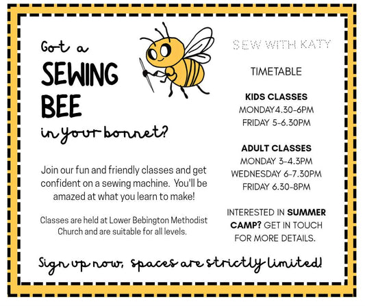 Got a Sewing Bee in Your Bonnet? Join Sew With Katy!