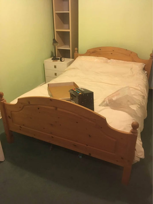 Double bed frame - no mattress included