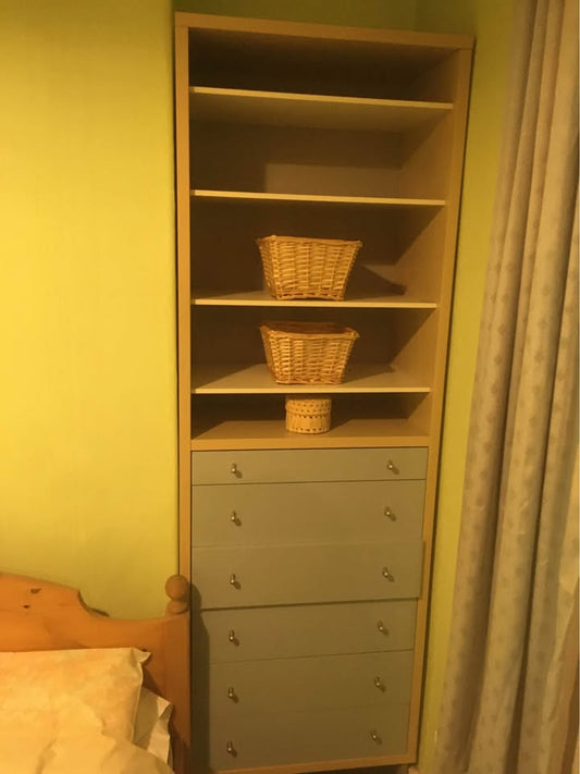 5 Shelfs over 6 Drawers