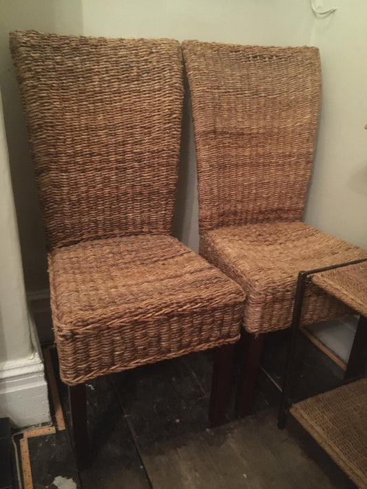 Pair of wicker Chairs